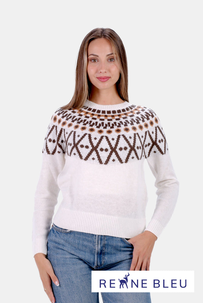 Pull pour Femme Forêt Noire en Laine Mohair