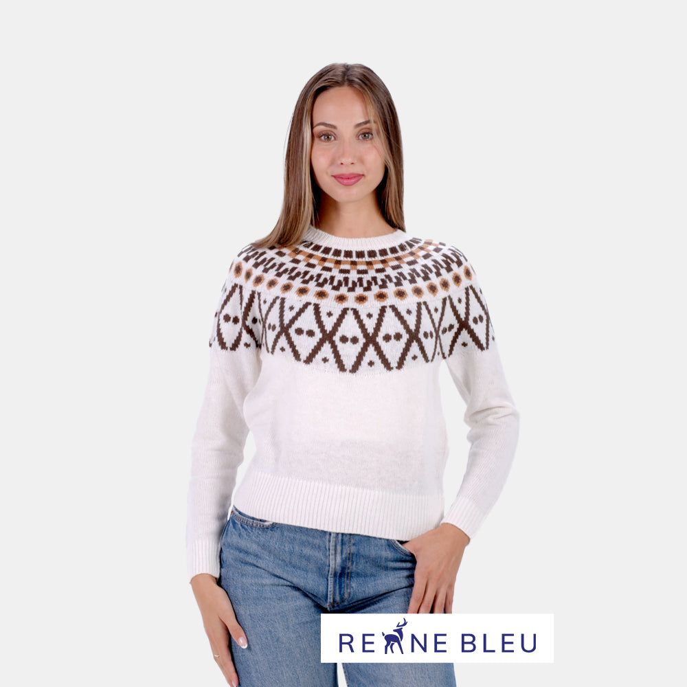 Pull pour Femme Forêt Noire en Laine Mohair