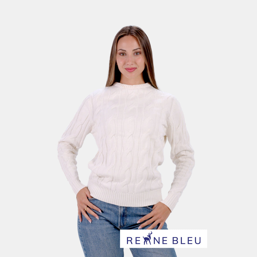 Pull pour Femme Neige en Coton Bio