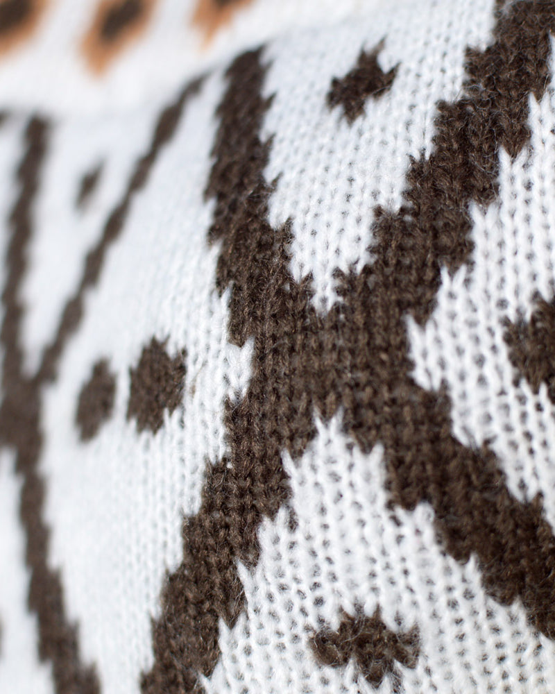 Pull pour Femme Noire en Laine Mohair Forêt