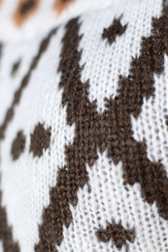Pull pour Femme Noire en Laine Mohair Forêt