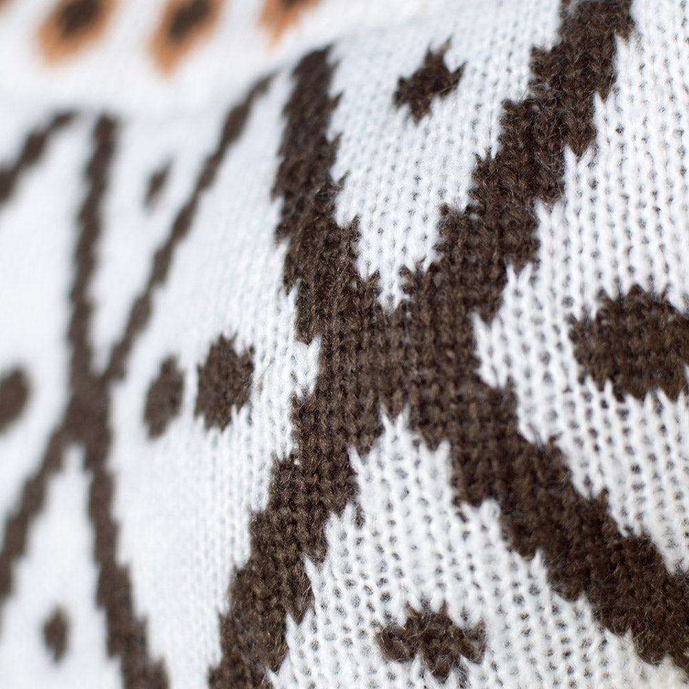 Pull pour Femme Noire en Laine Mohair Forêt