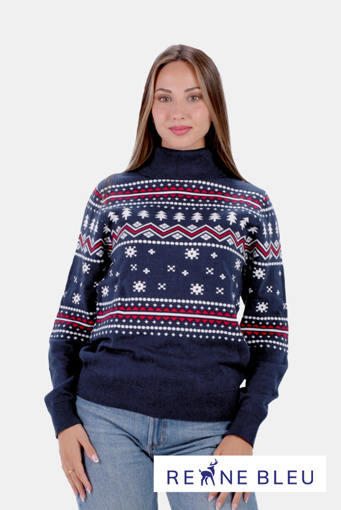 Pull pour Femme Perle Givrée en Coton Bio