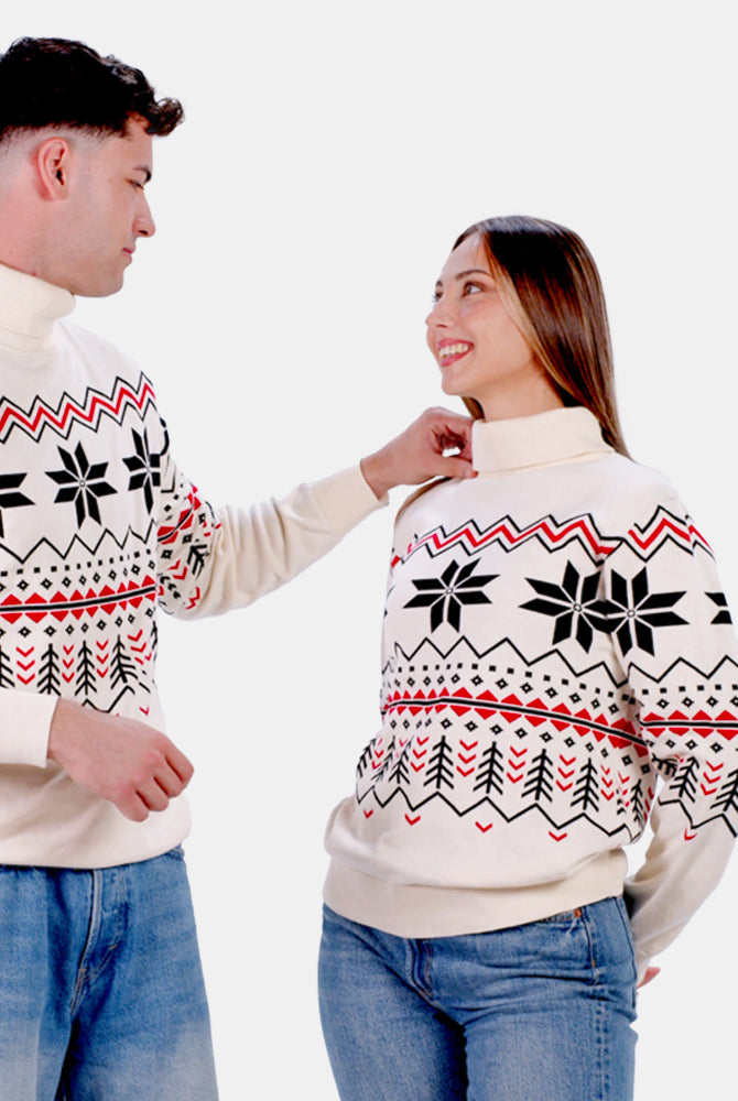 Pull pour Homme Après-ski en Coton Bio Couple