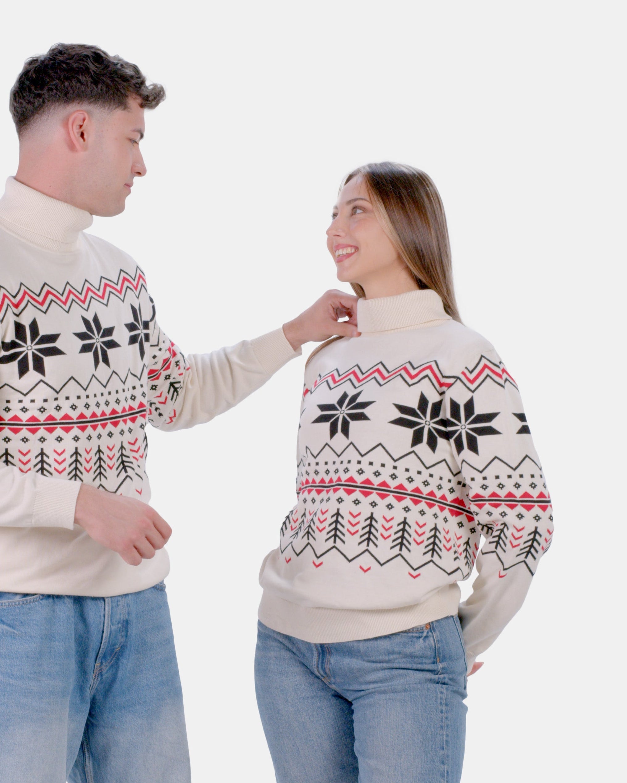 Pull pour Homme Après-ski en Coton Bio Couple