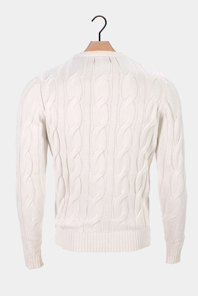Pull pour Homme en Coton Bio Neige