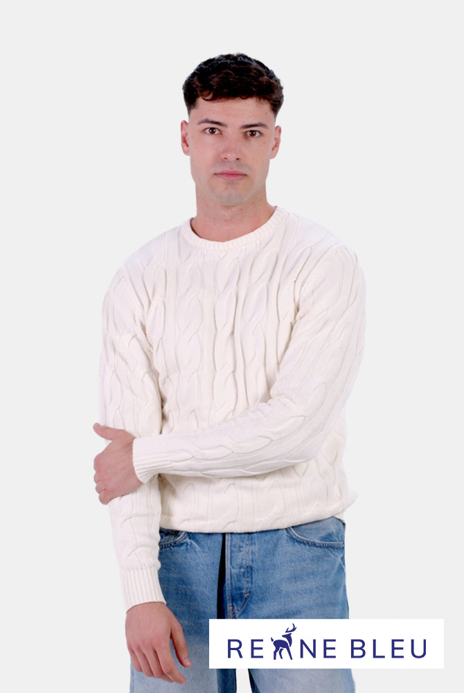 Pull pour Homme Neige en Coton Bio