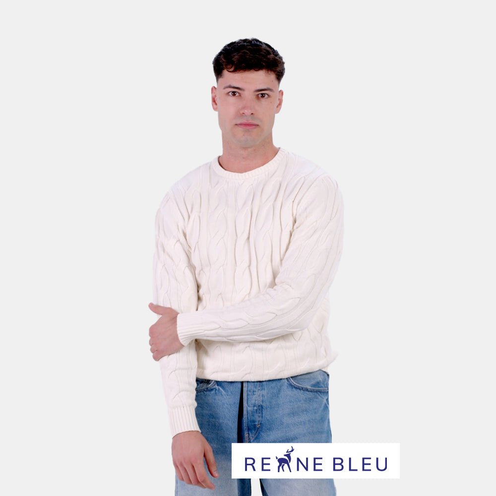Pull pour Homme Neige en Coton Bio