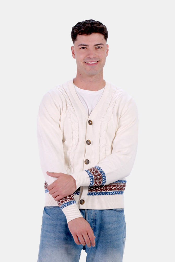 Pull pour Femme Cardigan Renne en Coton Bio Homme