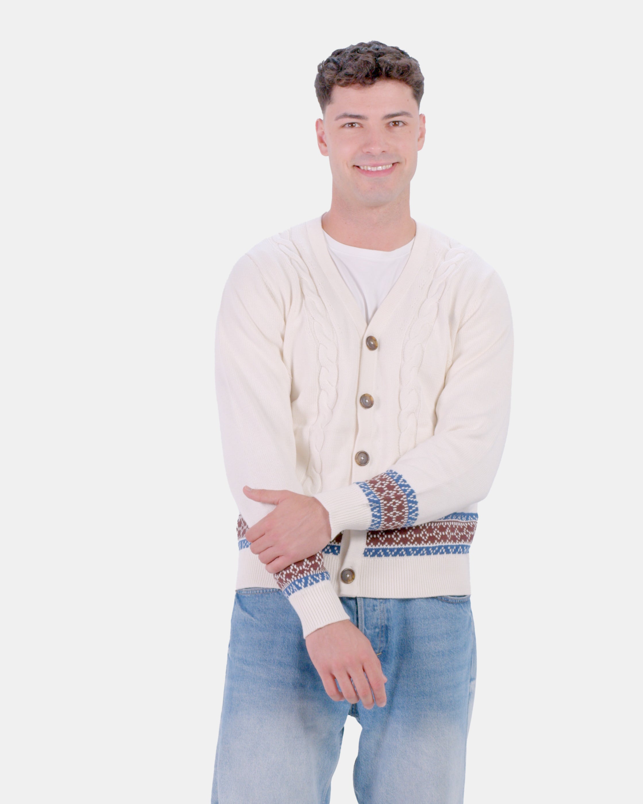 Pull pour Femme Cardigan Renne en Coton Bio Homme