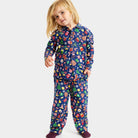 Pyjama de Noël pour Enfants Bleu Motifs de Noël