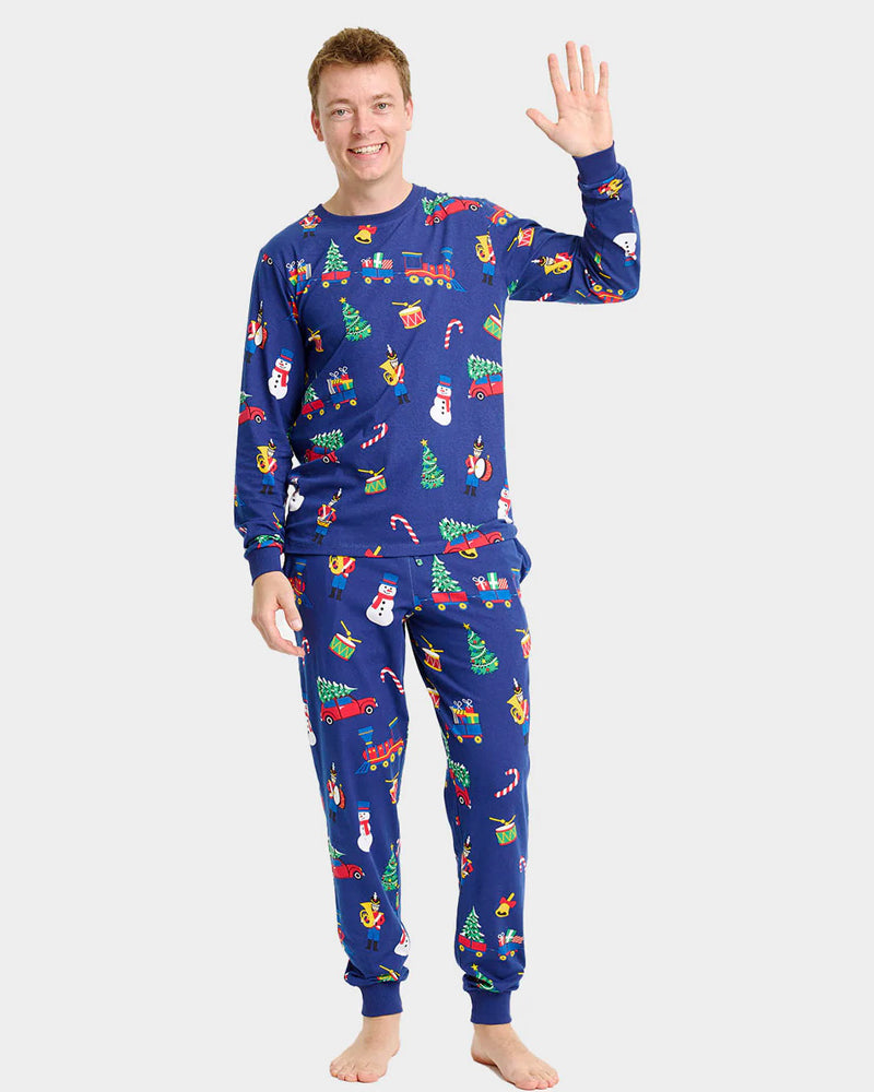 Pyjama de Noël pour Famille homme Jouets De Noël