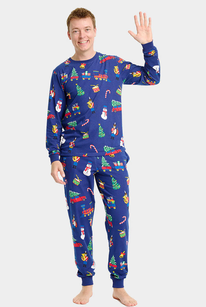 Pyjama de Noël pour Famille homme Jouets De Noël