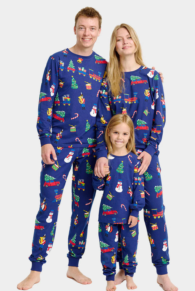 Pyjama de Noël pour Famille avec Jouets De Noël