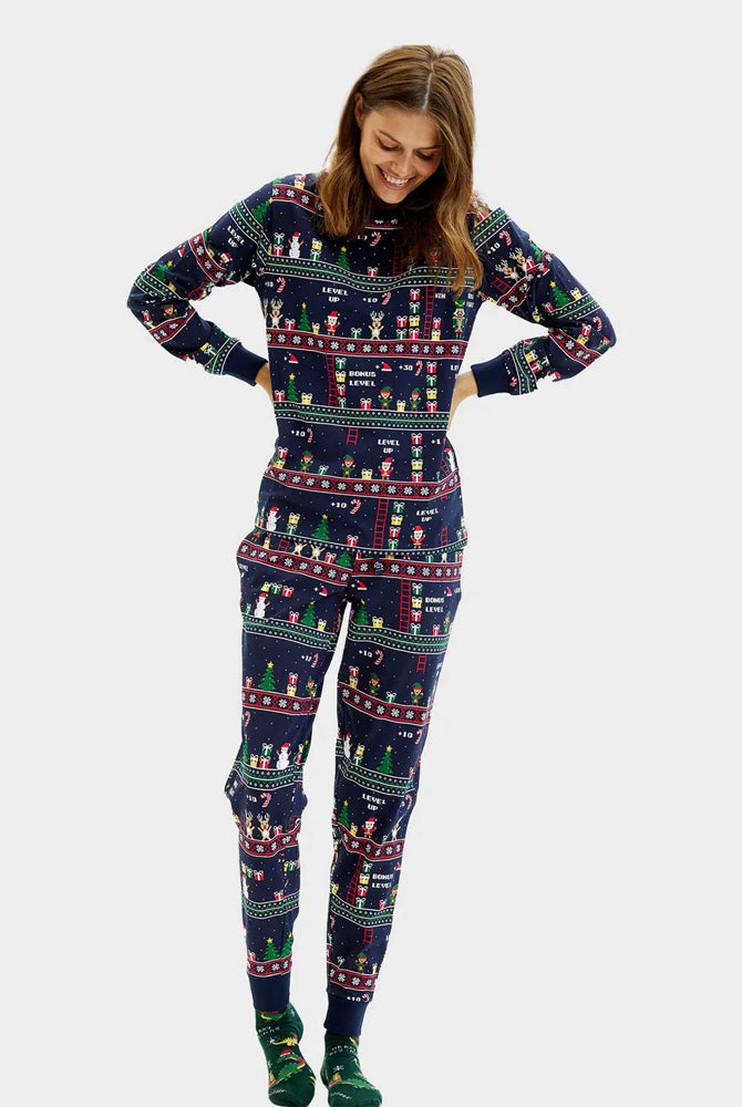 Pyjama de Noël pour Femme Jeux Vidéo Rétro Homme