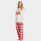 Pyjama de Noël Unisexe Femme Adultes Joyeux Noël