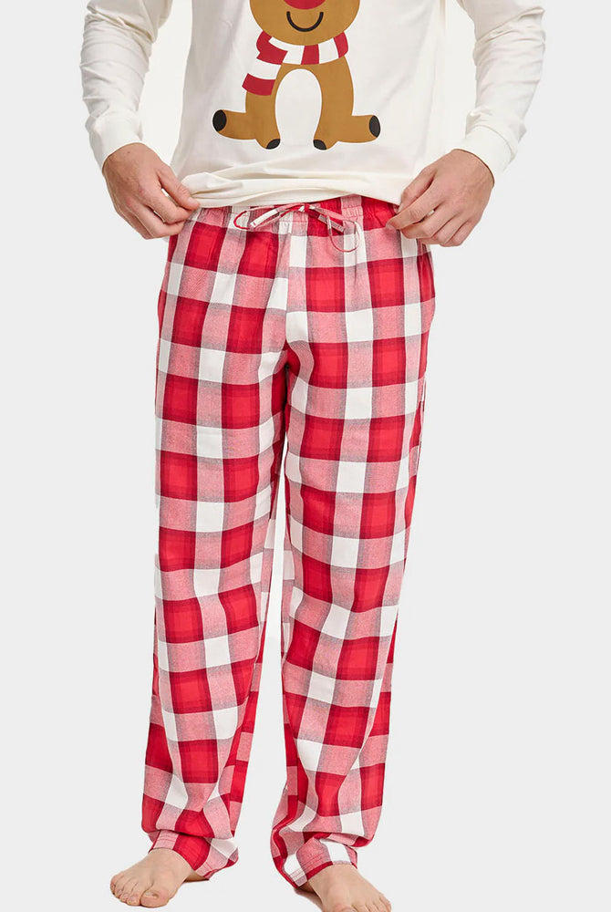 Pyjama de Noël Unisexe pour Adultes Renne Mignon