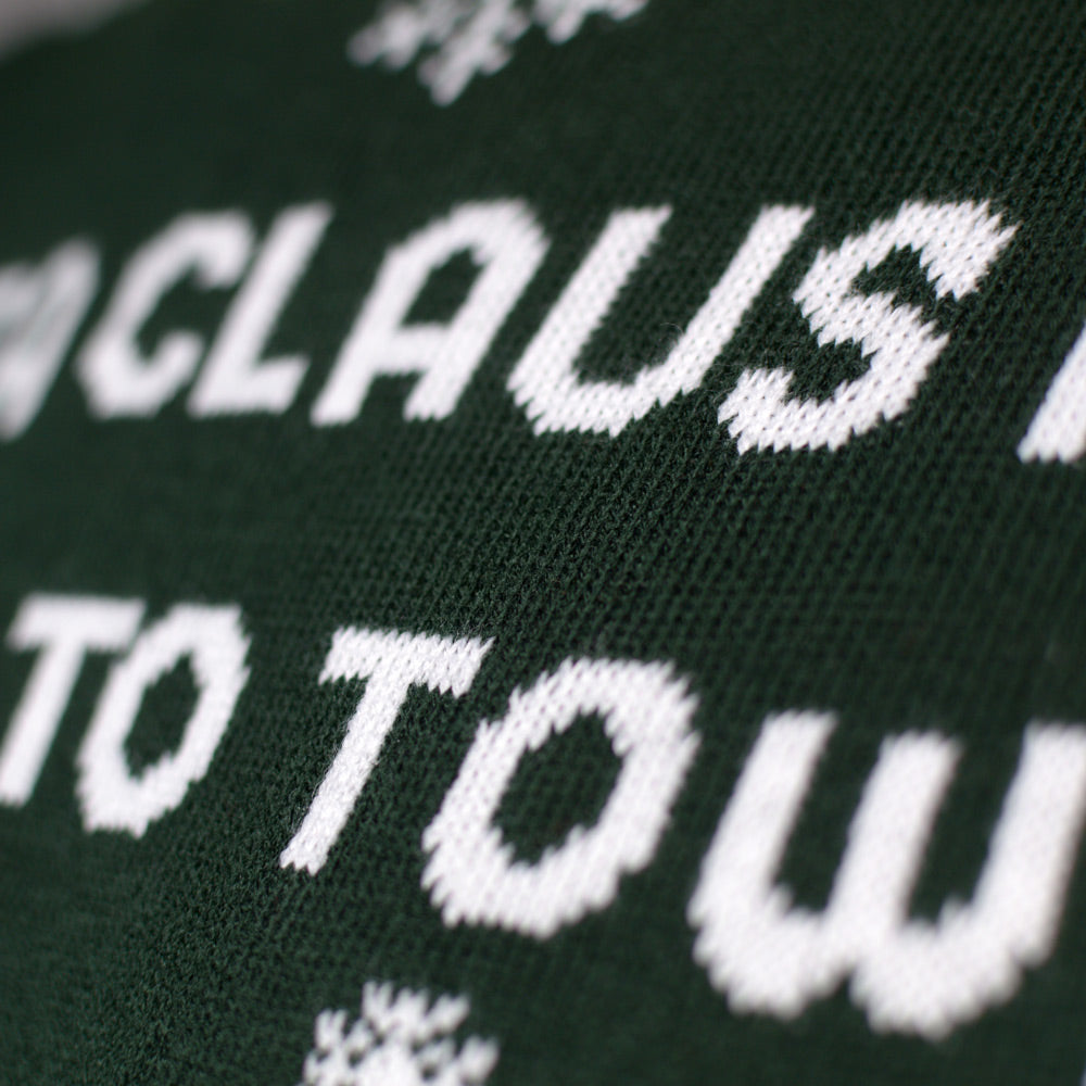 Santa is Coming to Town Pull de Noël pour Femme Lumineux LED