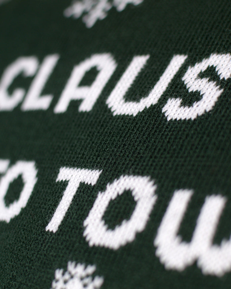 Santa is Coming to Town Pull de Noël pour Homme Lumineux LED