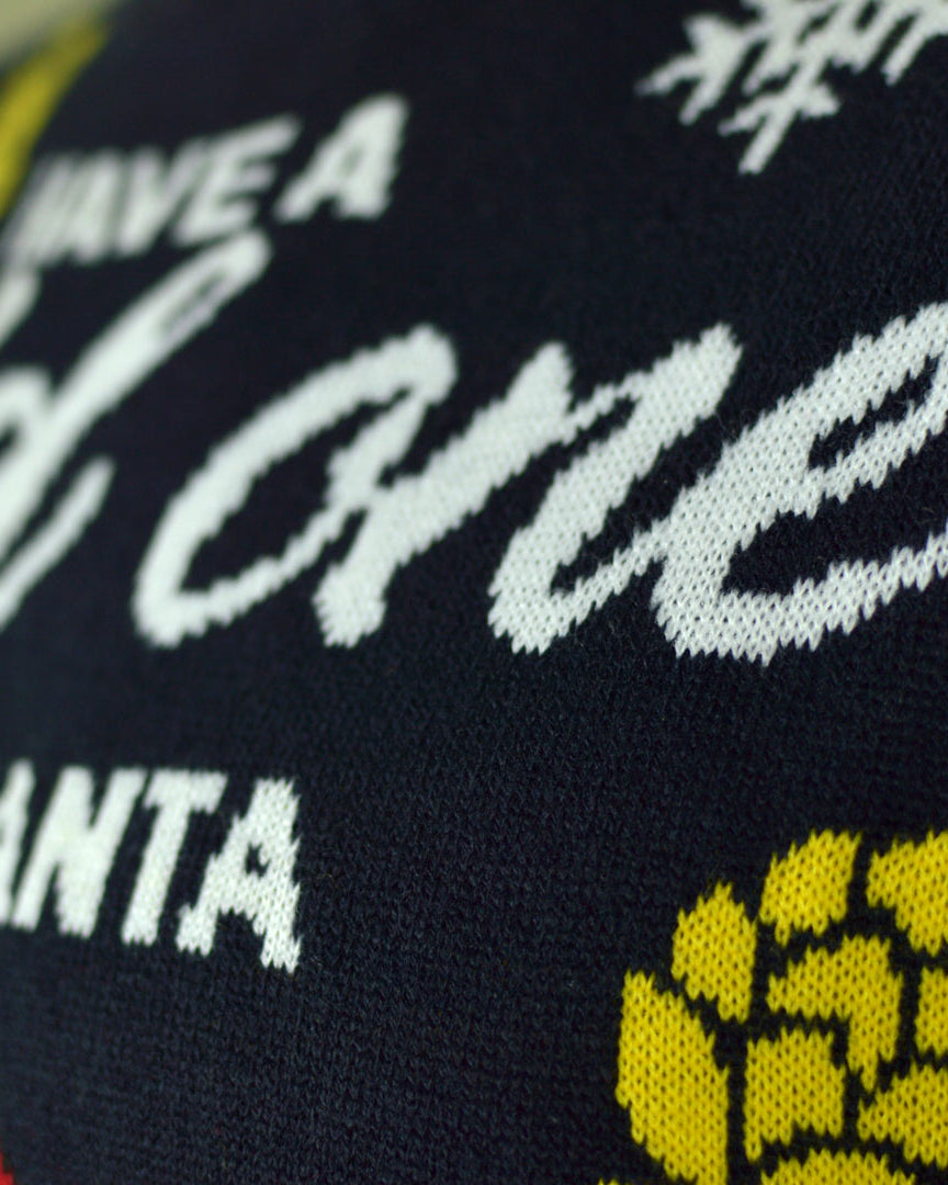 Pull de Noël Lumineux LED Père Noël avec Bière détail 1