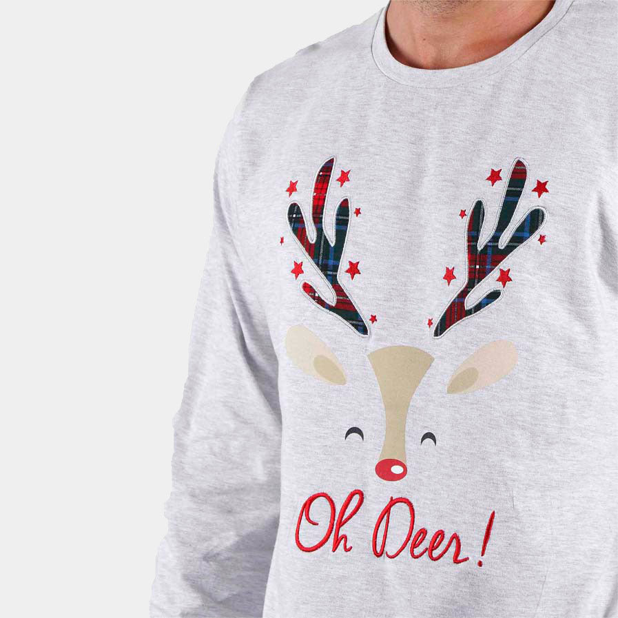 Pyjama de Noël Encolure pour Homme Oh Deer