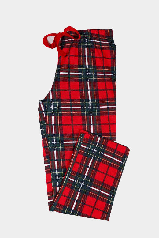Pyjama de Noël pour Femme Rouge Smile Pantalons