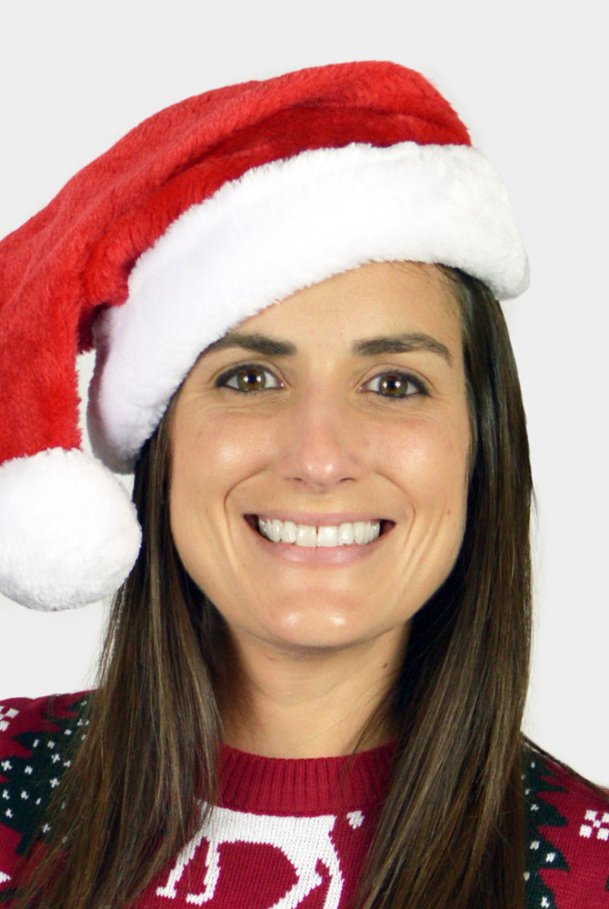 Bonnet de Père Noël pour adultes Femme
