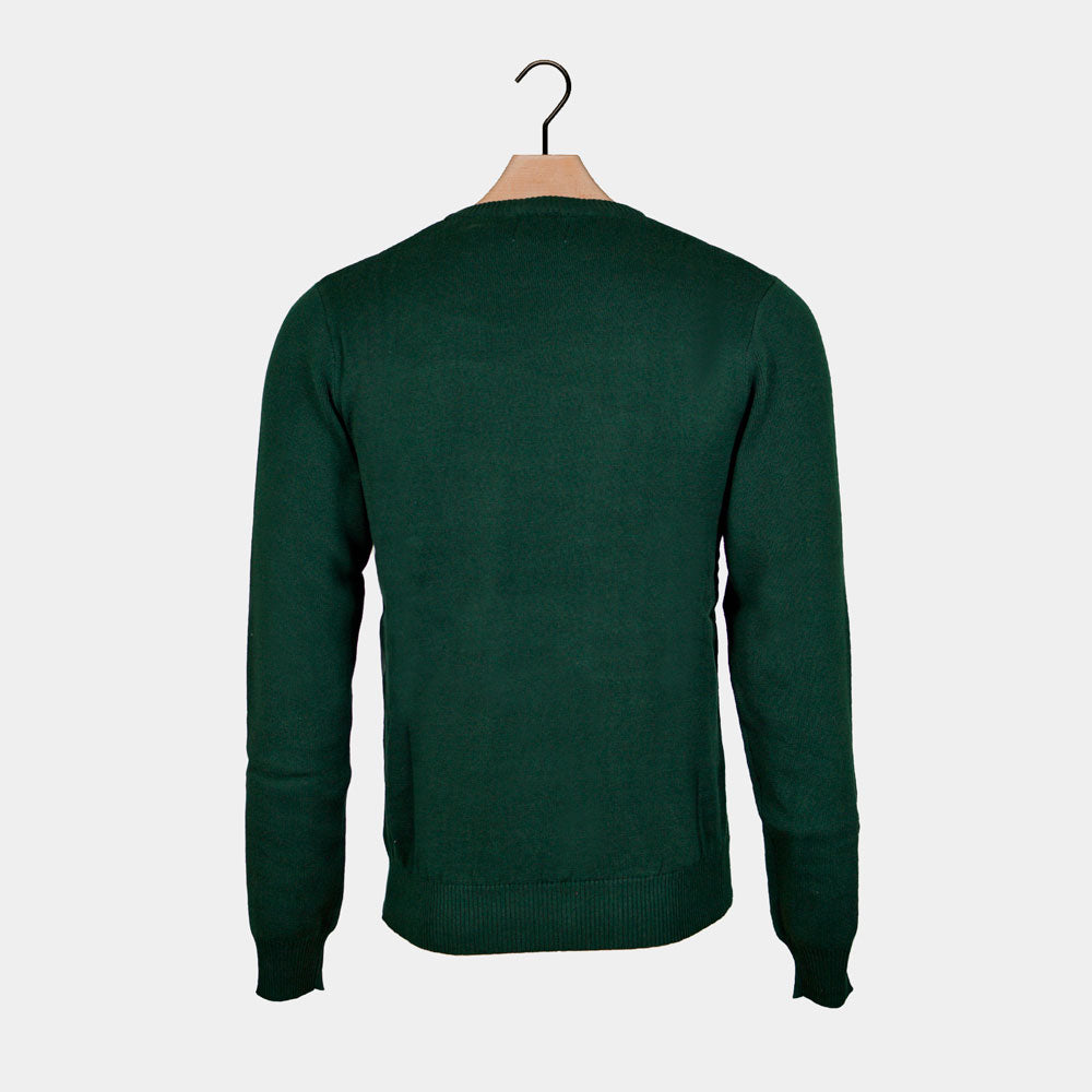 Pull de Noël pour Famille Bonhomme de Pain d'épices Coton Bio Dos