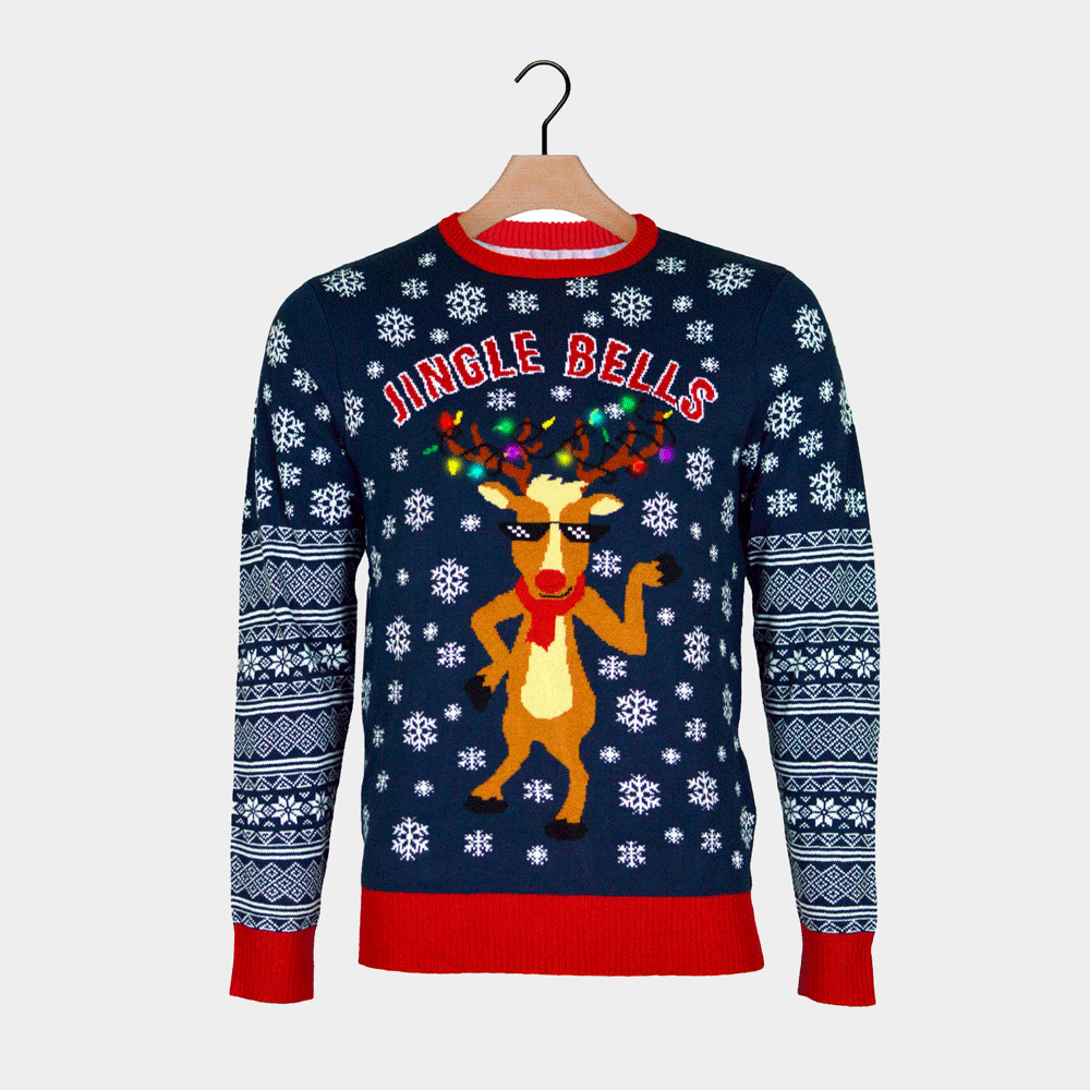 Pull Scintillant Argenté De Noël Pour Enfant The Children's Place - Taille 7-8 - Occasion Très Bon état