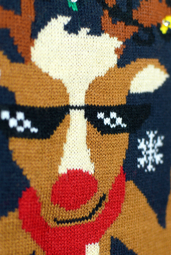 Pull de Noël pour Famille Lumineux LED Jingle Bells détail 1