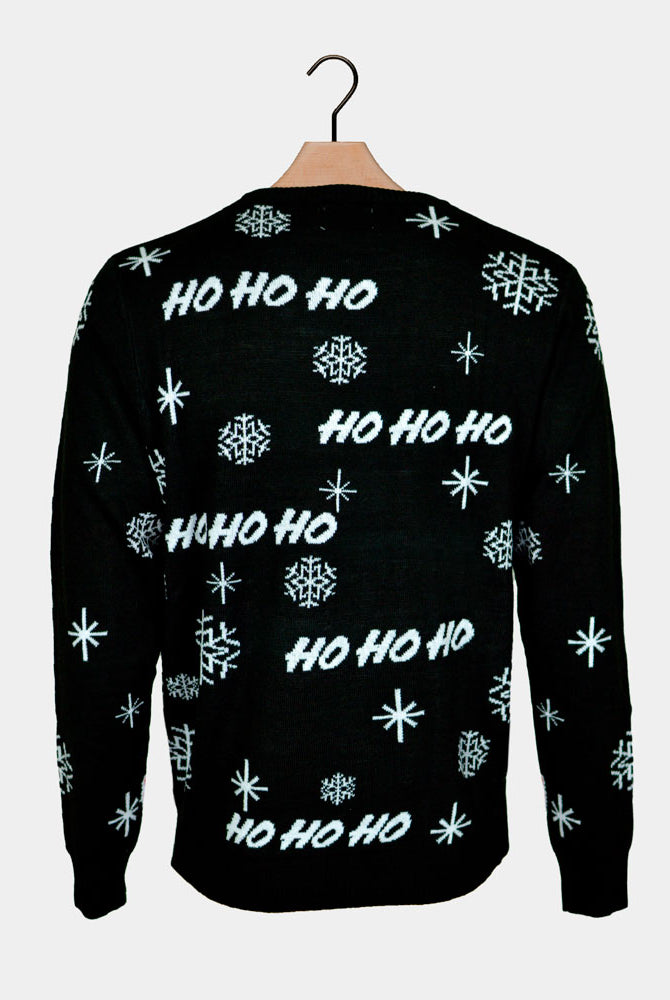 Pull de Noël pour Famille Père Noël Noir