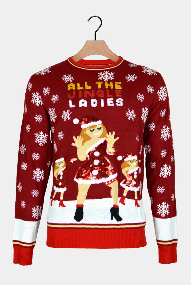 Pull de Noël Jingle Ladies Sequins