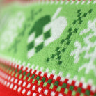 Pull de Noël Lumineux LED Rouge avec Sapin de Noël Detail Neige