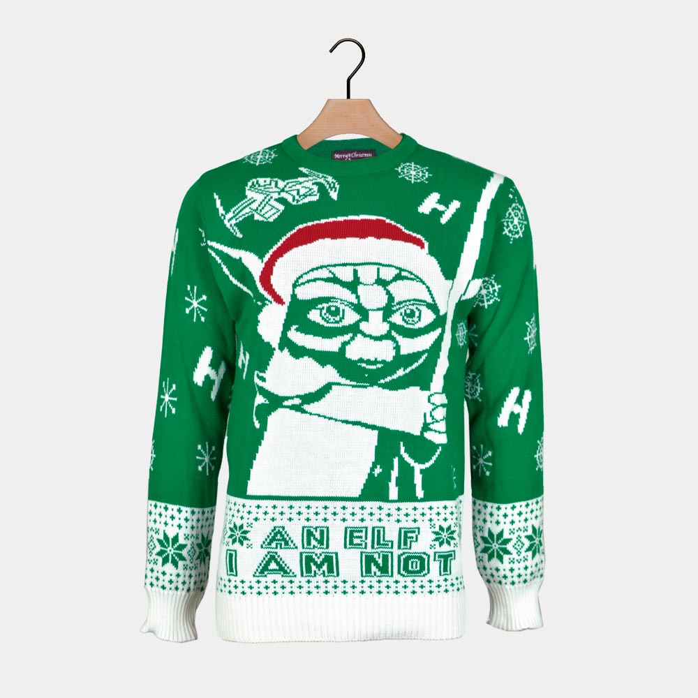 Pull de Noël Star Wars Yoda