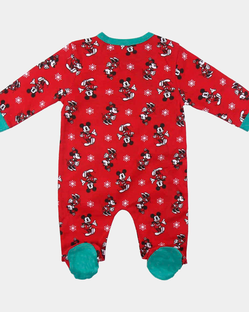 Pyjama Bébé Rouge Mickey dos