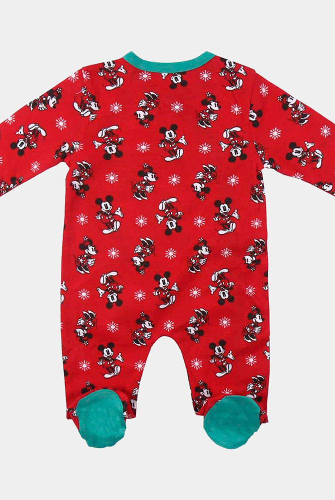 Pyjama Bébé Rouge Mickey dos