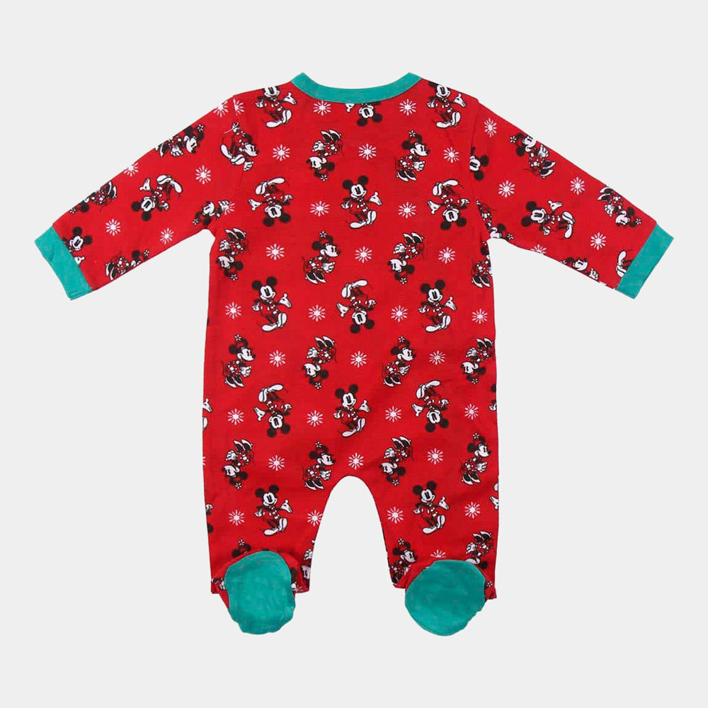 Pyjama Bébé Rouge Mickey dos