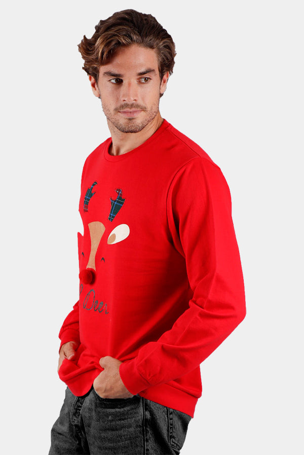 Sweatshirt de Noël Oh Deer pour Homme