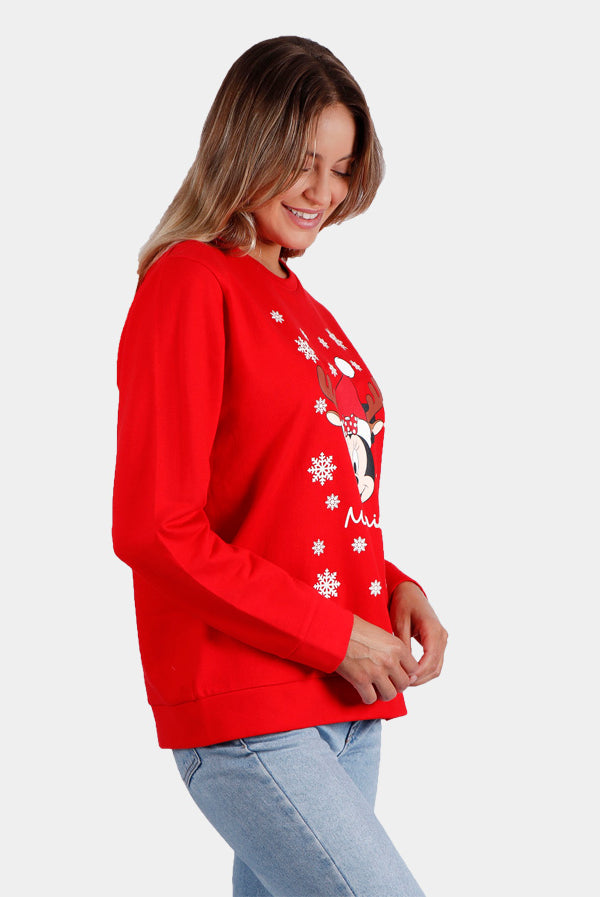 Sweatshirt de Noël Smile Femme