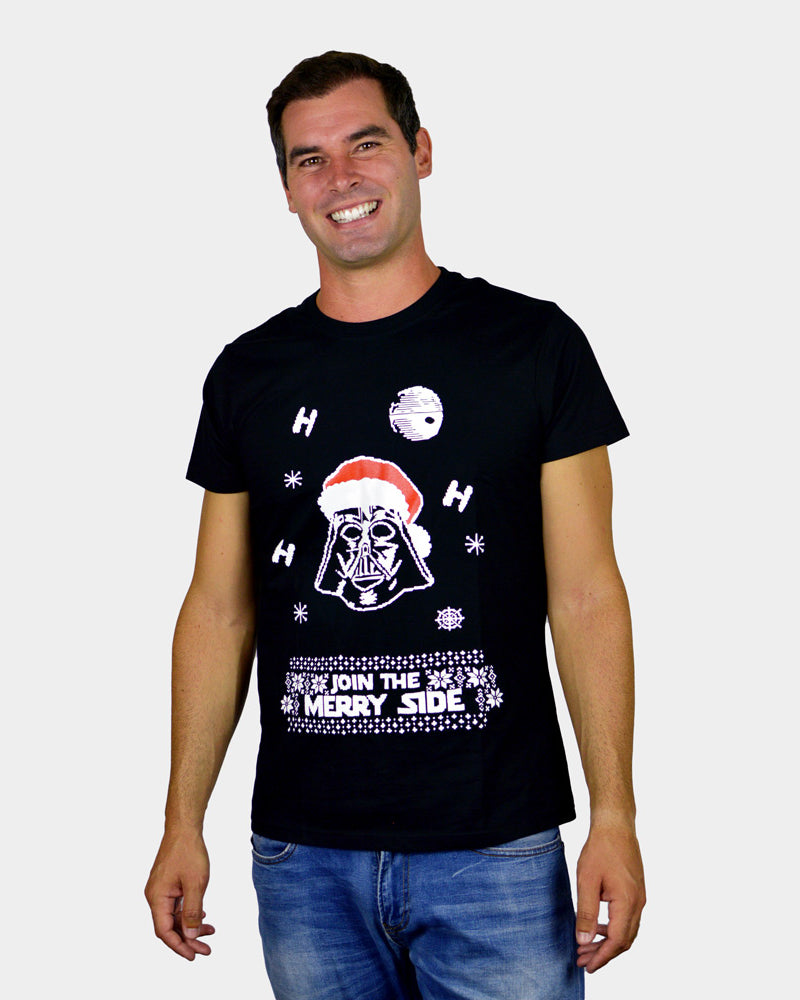T-Shirt de Noël pour Homme Star Wars Darth Vader
