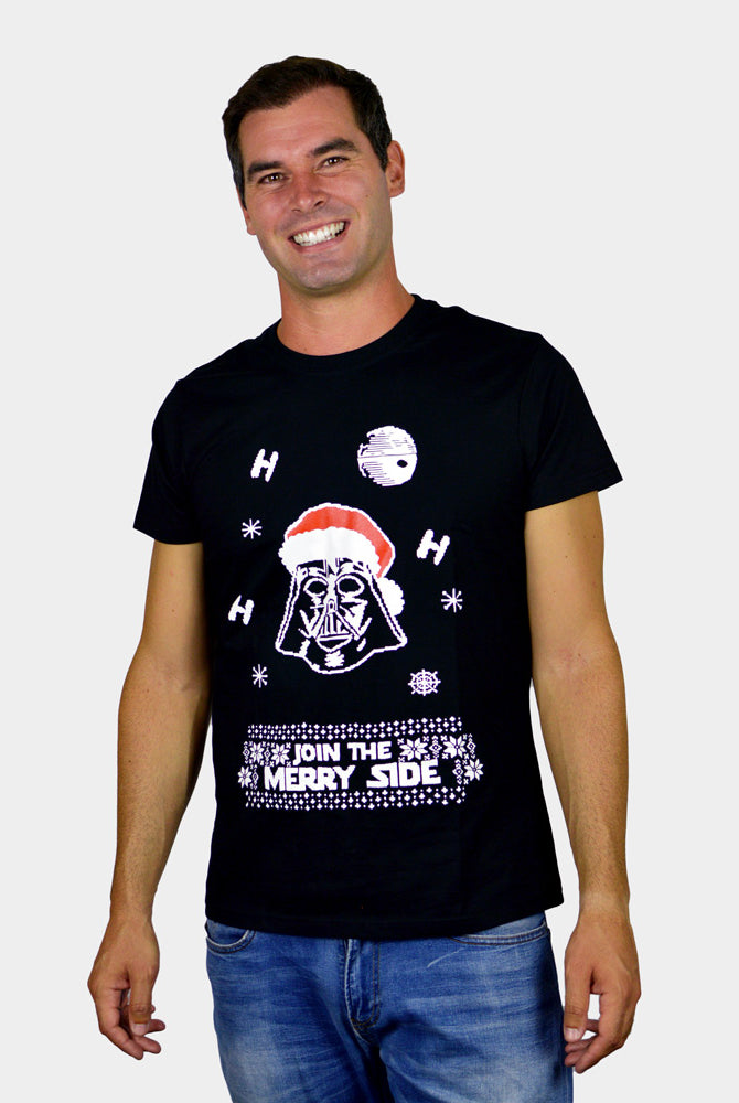 T-Shirt de Noël pour Homme Star Wars Darth Vader