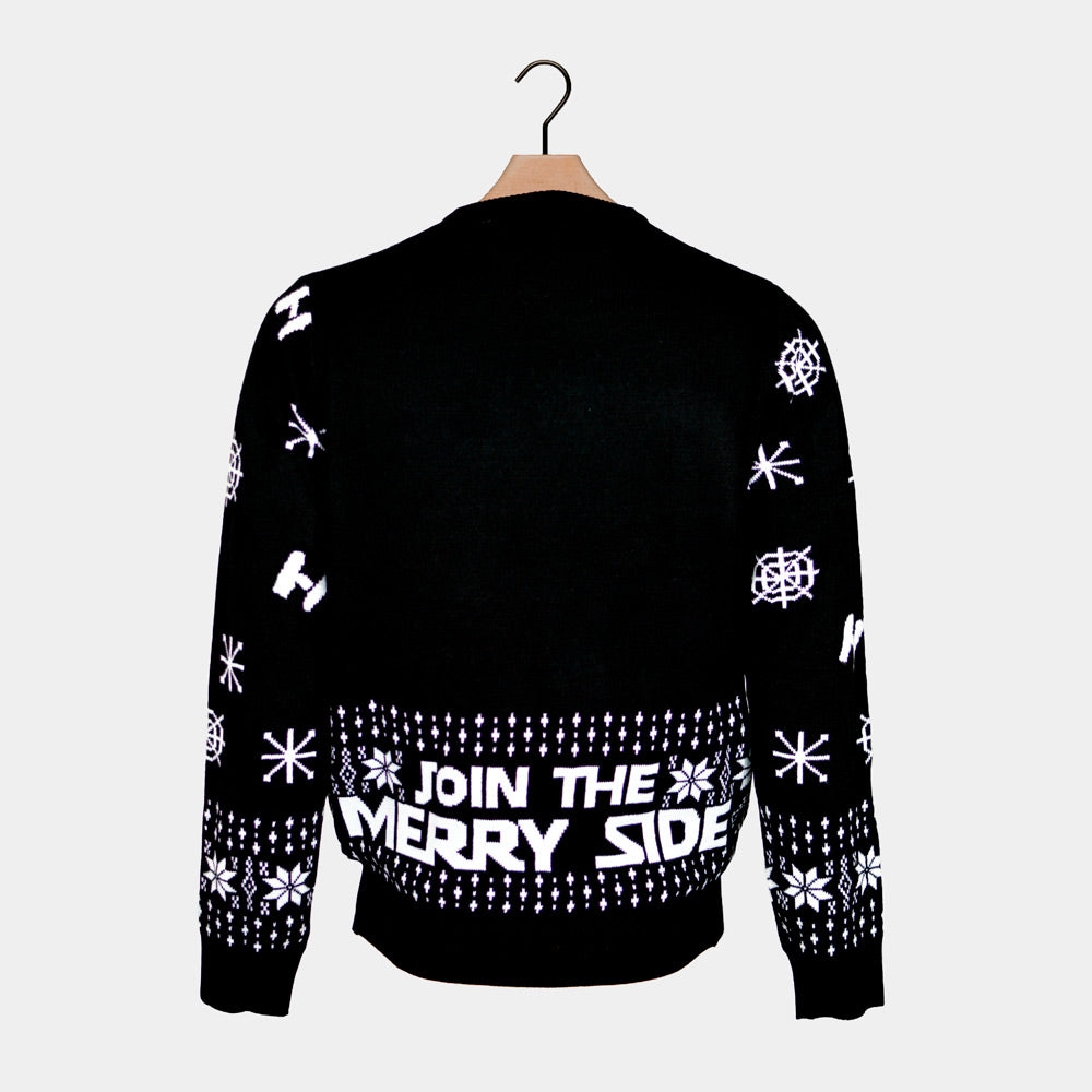 Pull de Noël pour Famille Join The Merry Side dos