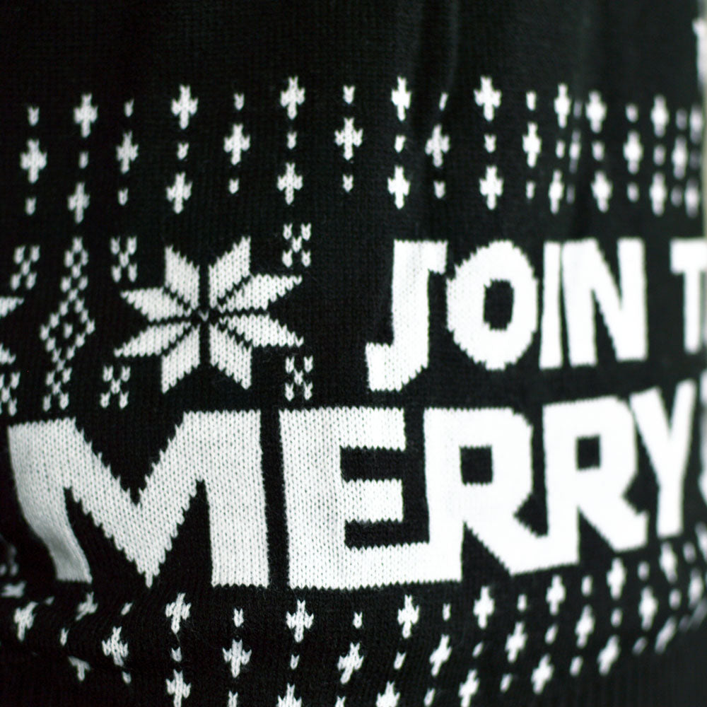 détail Pull de Noël Join The Merry Side