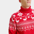 Pull de Noël Homme Col Roulé Greenlandish Coton Bio
