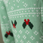 detail Pull de Noël pour Homme Vert Sweet Christmas