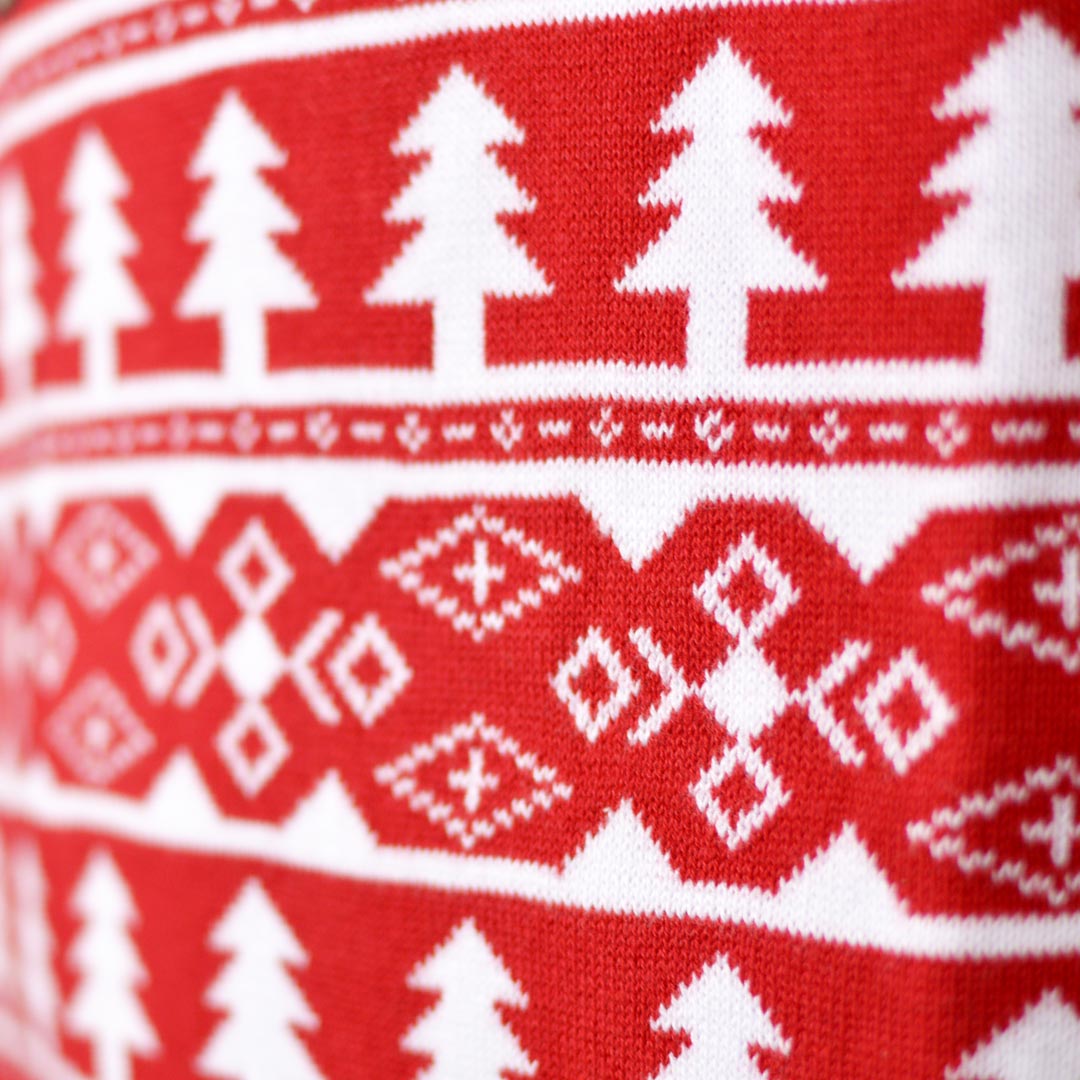 detail Pull de Noël avec Petit Chien femme
