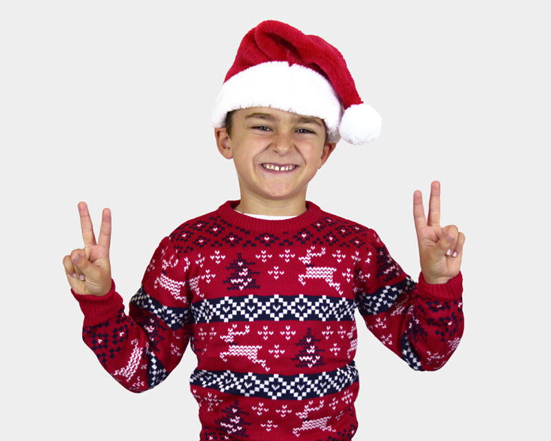 Pull de Noël pour Femme Lumineux LED Père Noël ligoté – Pulls de Noel