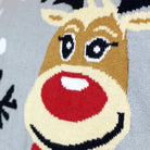 Gris Pull de Noël pour Homme avec Rennes Mignonnes
