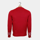 Renne Rudolph Echarpe Pull de Noël Homme Rouge 