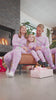 Pyjama de Noël Familial Rose Enfant Femme et Homme